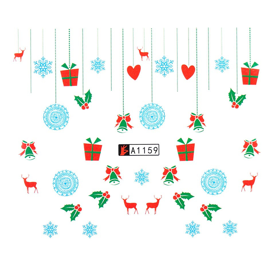 Tatuaj Unghii LUXORISE Holiday Frost A1159