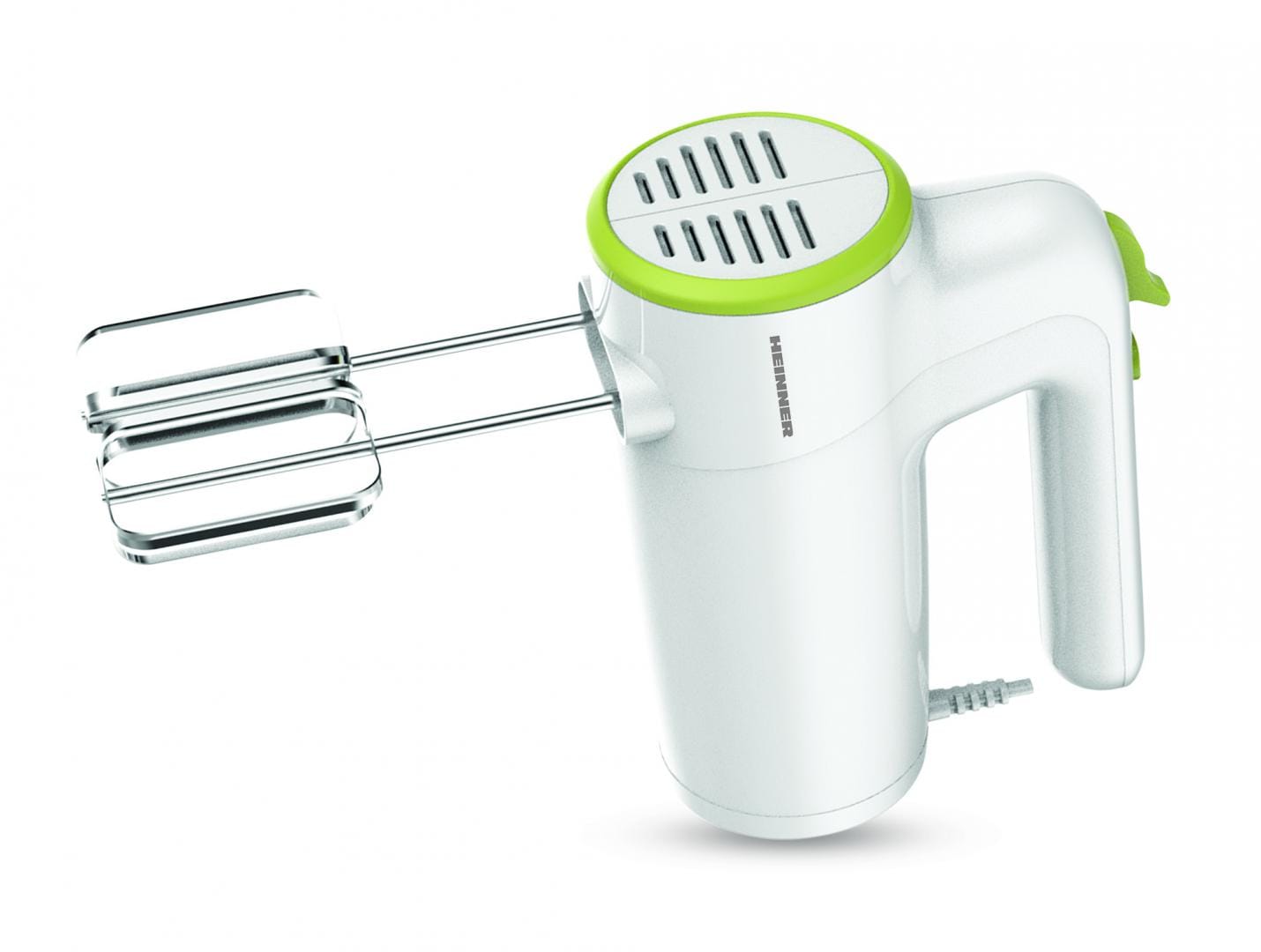 Mixer de Mână Heinner HM-300GR, 300W, 6 Viteze + Turbo, Accesorii Inox - imagine 2
