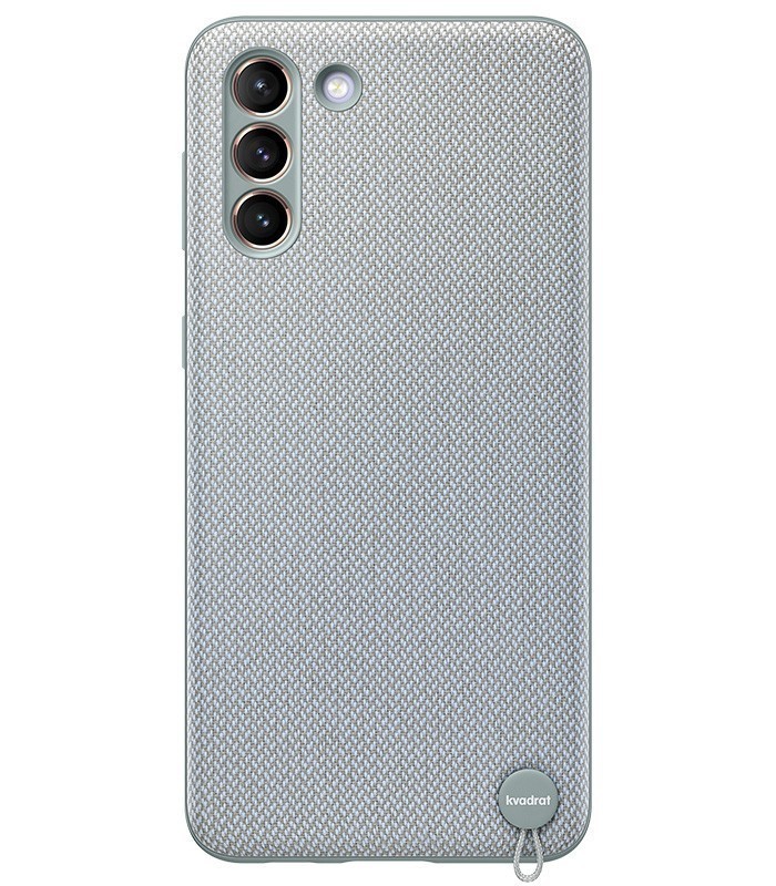 Husă Samsung Galaxy S21+ Kvadrat Cover Gri - Textil Premium