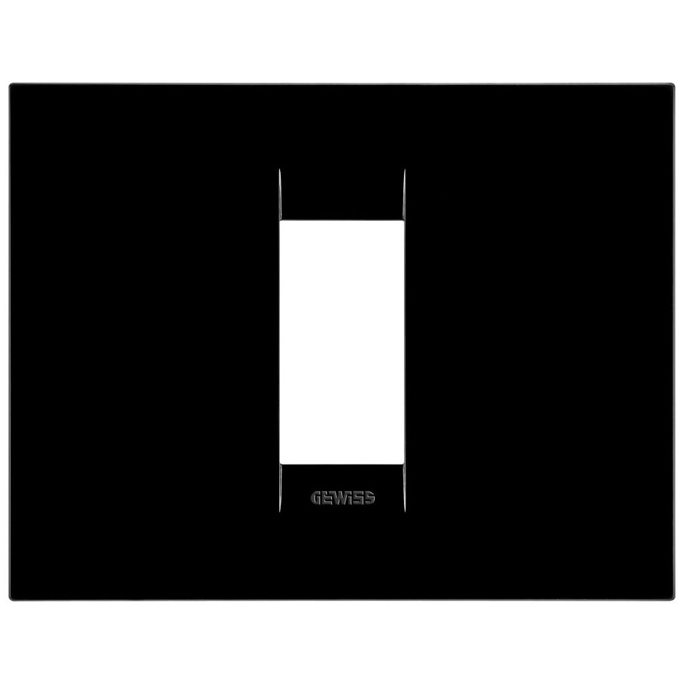 Rama 1 modul Gewiss Chorus Geo Negru