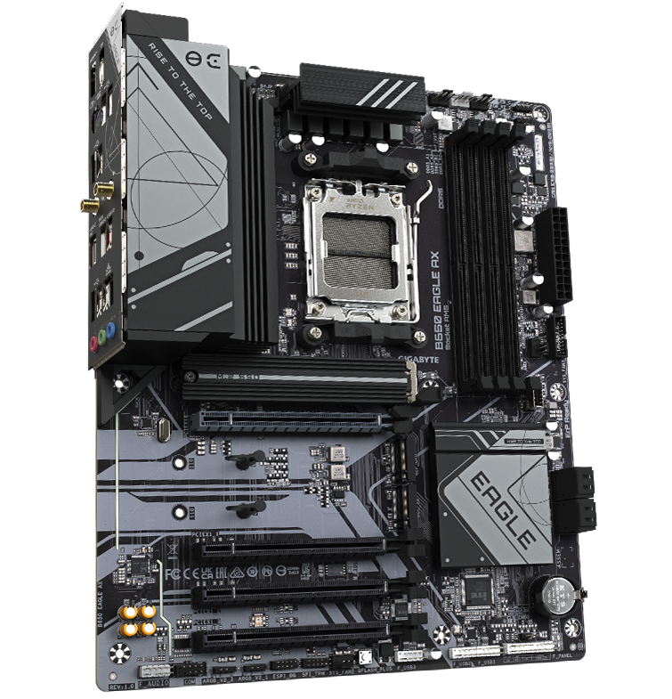 Placă de bază GIGABYTE B650 EAGLE AX AM5 ATX WiFi 6E - imagine 1