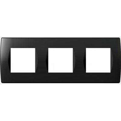 Rama Modul Soft 3x2M Negru, IP20, TEM