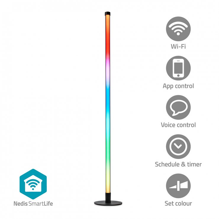 Lampa Colt LED Smart WiFi Nedis RGBW 10W