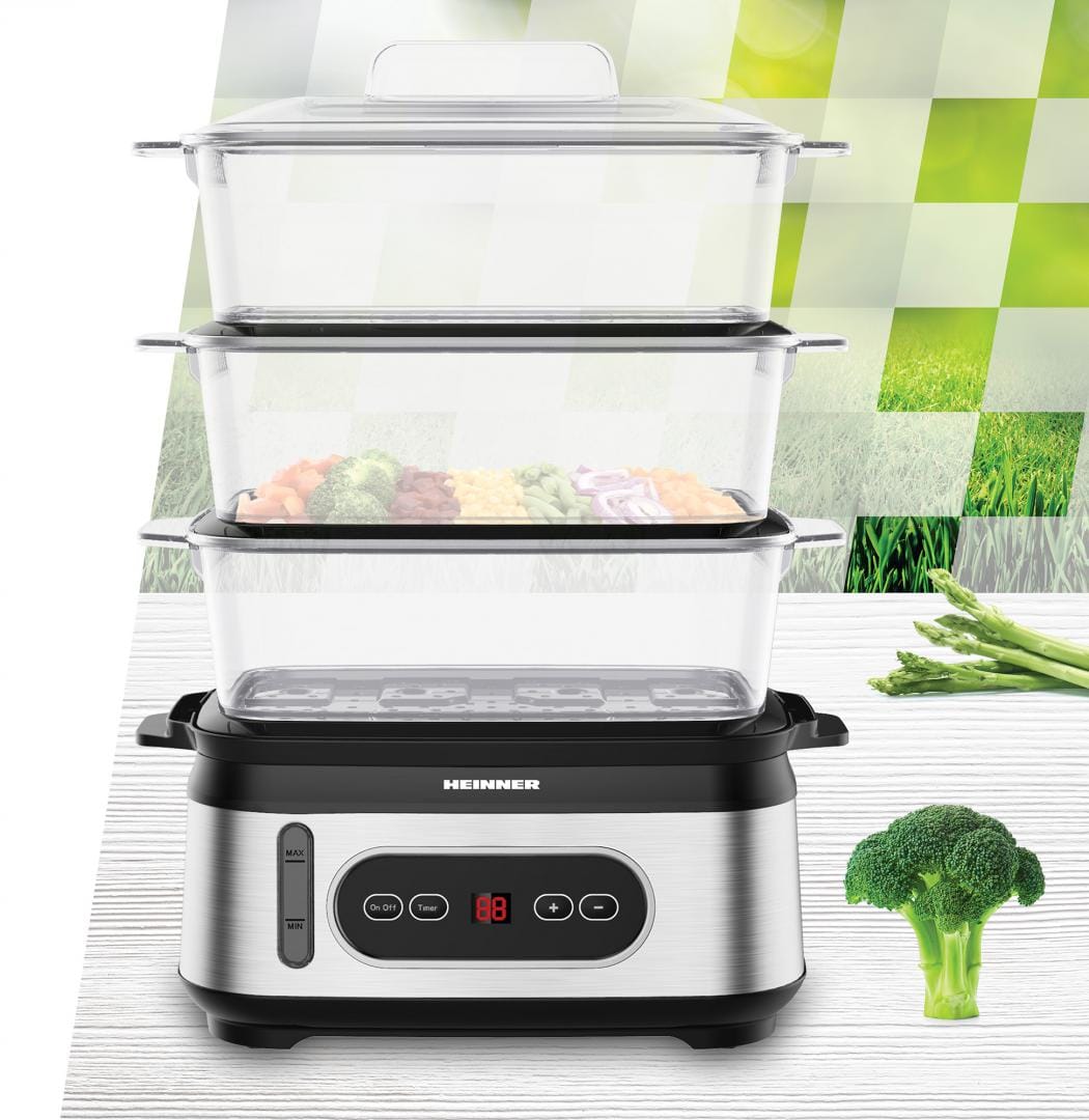 Steamer Heinner OneSteam 9L - Gătire Sănătoasă cu Aburi - imagine 6