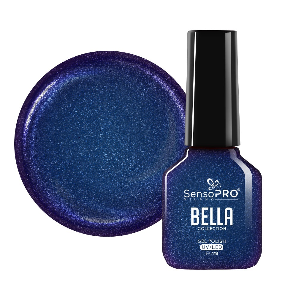 Oja Semipermanenta SensoPRO Blue Sparkle, 7ml