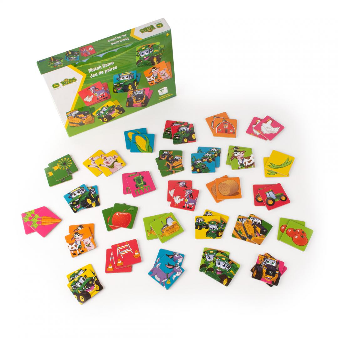 Joc de Potrivire John Deere - Accesoriu Educativ Tractor - imagine 2