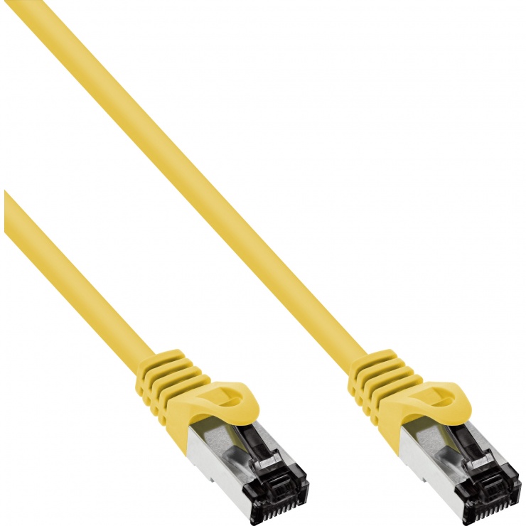 Cablu Patch Cat.8.1 InLine 10m, 40Gb/s, Galben