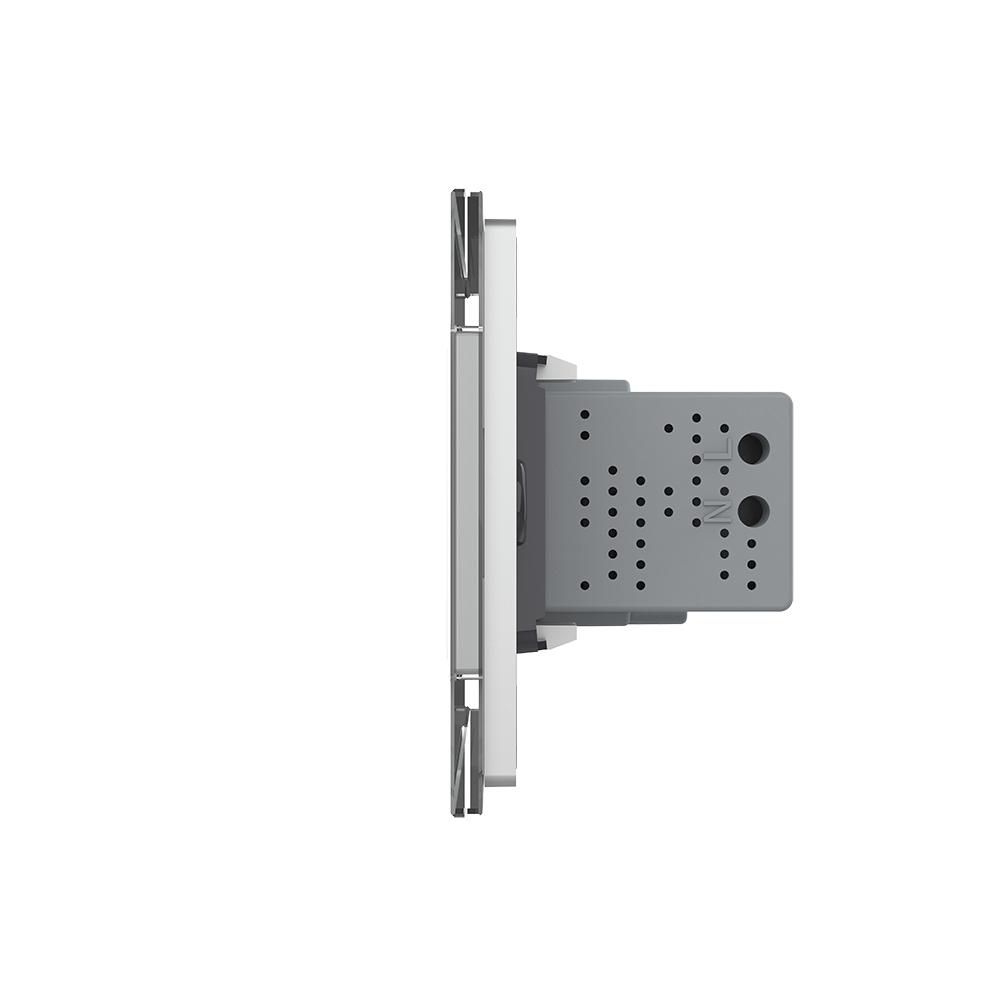 Priza Simplă cu USB Livolo, Italiană, Sticlă - imagine 15