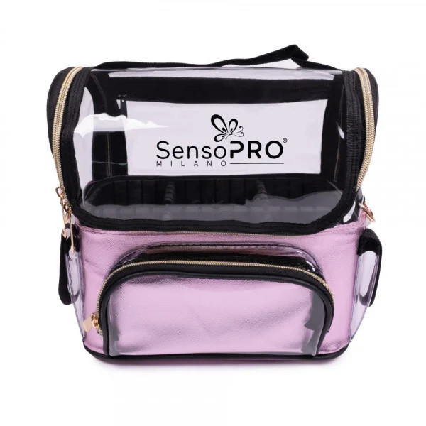 Geanta Unghii SensoPRO Milano Vanity Travel Pink