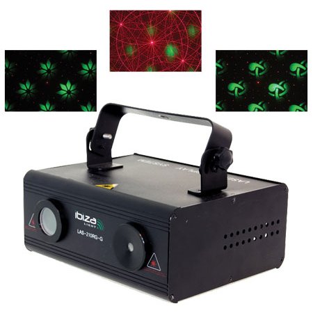Laser Ibiza Light 150MW Rosu + 60MW Verde DMX