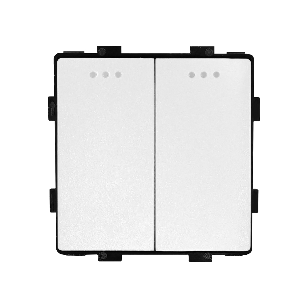 Modul Intrerupator Dublu Cap Scara LUXION, Mecanic - imagine 3