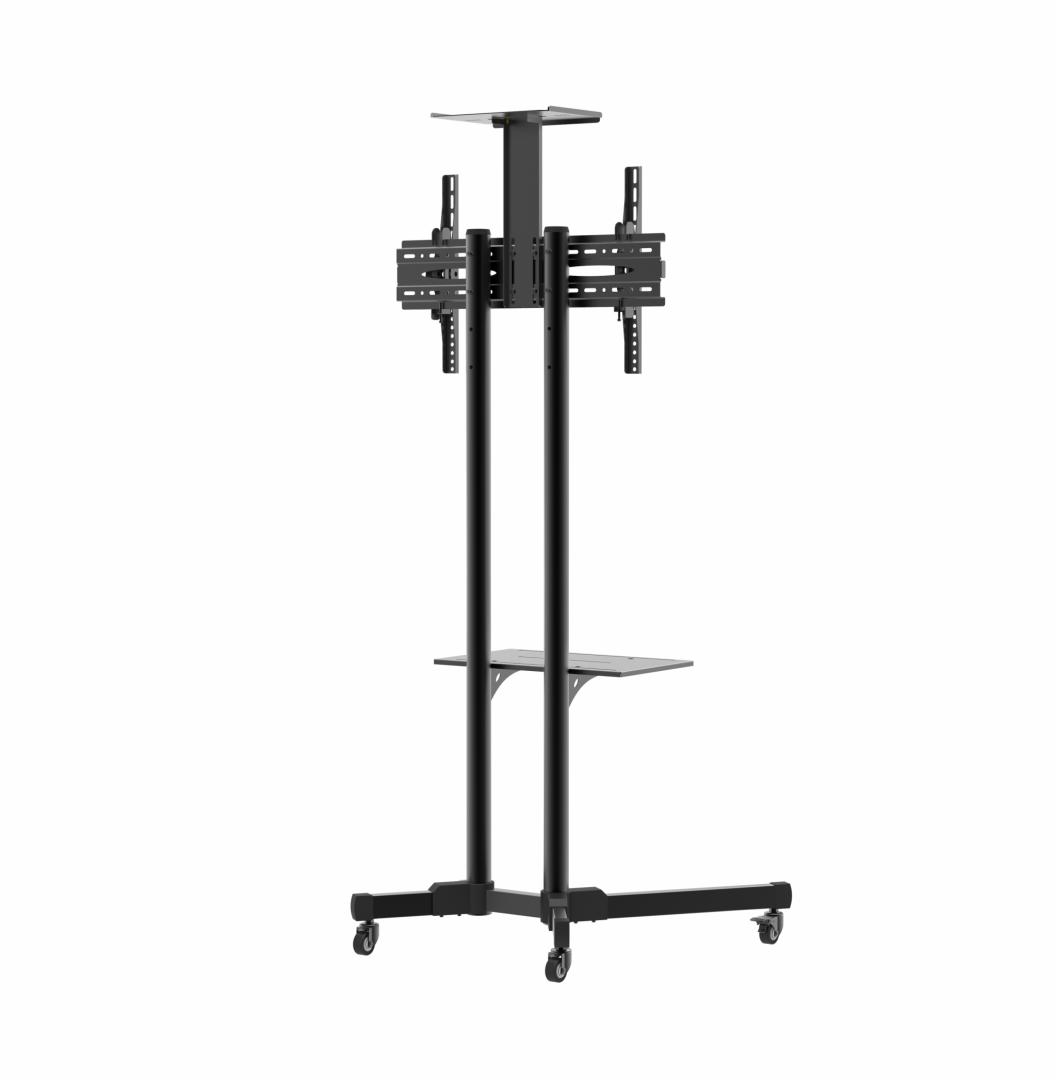 Stand TV Mobil Serioux TV109 32-70'' Reglabil - 50kg, Negru - imagine 3