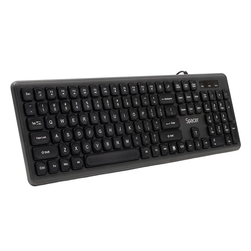 Tastatura SPACER Low Profile USB 104 Taste Silențioasă