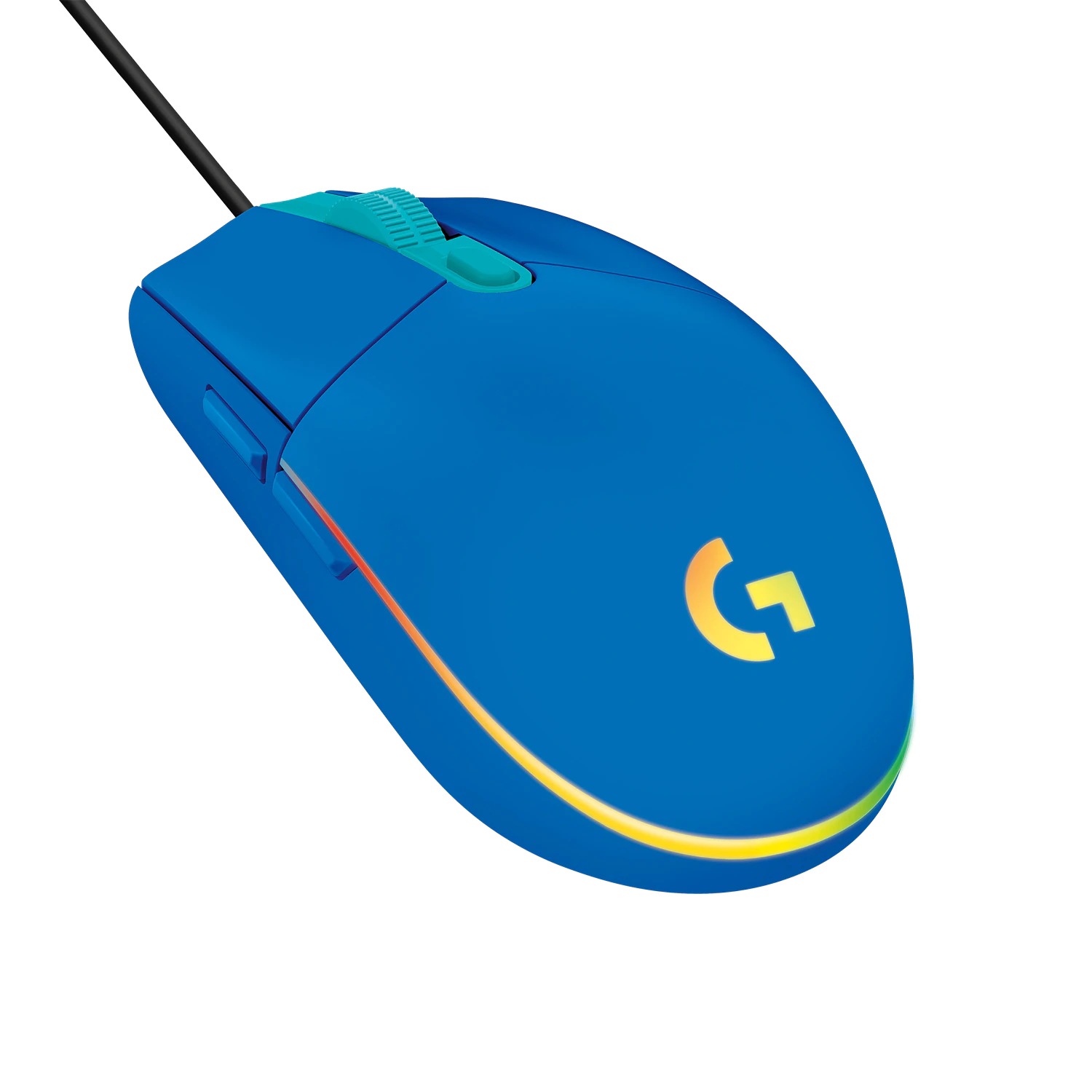 Mouse Gaming Logitech G102, 8000 DPI, LIGHTSYNC Albastru - imagine 2