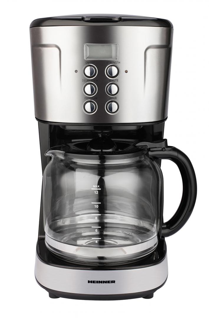 Cafetieră digitală Heinner HCM-D915BKS 1.5L, 800W, timer - imagine 2