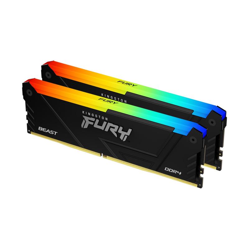 Kingston FURY Beast RGB 16GB DDR4 3600MHz CL17 - Kit Dual Channel - imagine 2