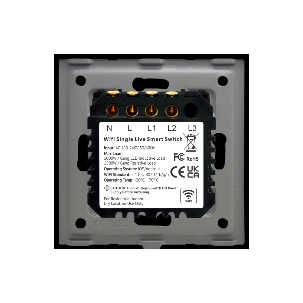 Intrerupator Dublu Wi-Fi Touch Luxion cu Smart Control - imagine 8