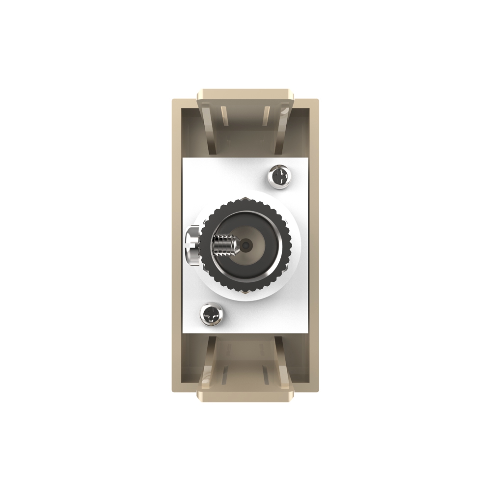 Priză TV Livolo, Metal/Plastic, 45x22.5mm, Negru - imagine 14