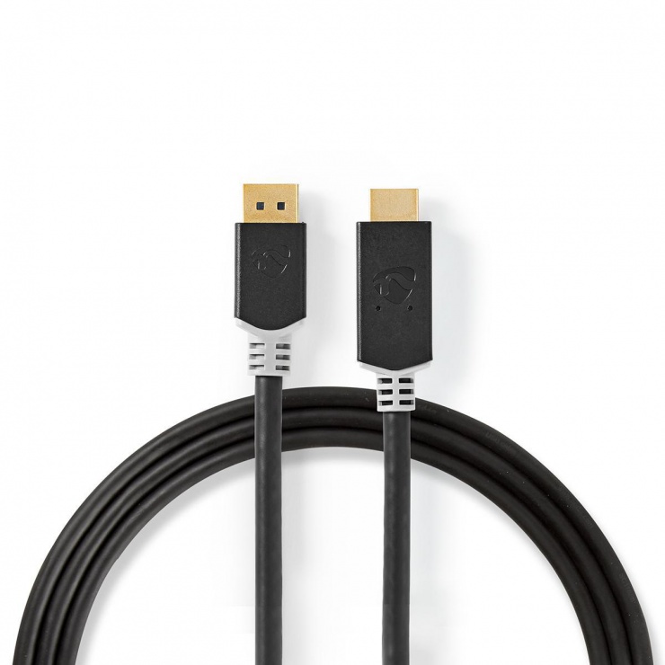 Cablu DisplayPort la HDMI 4K 2m Nedis
