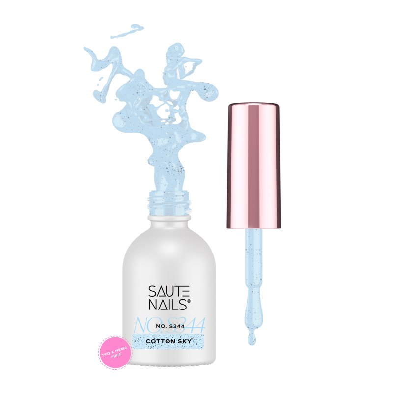 Ojă semi Saute Nails Cotton Sky - S344 8ml