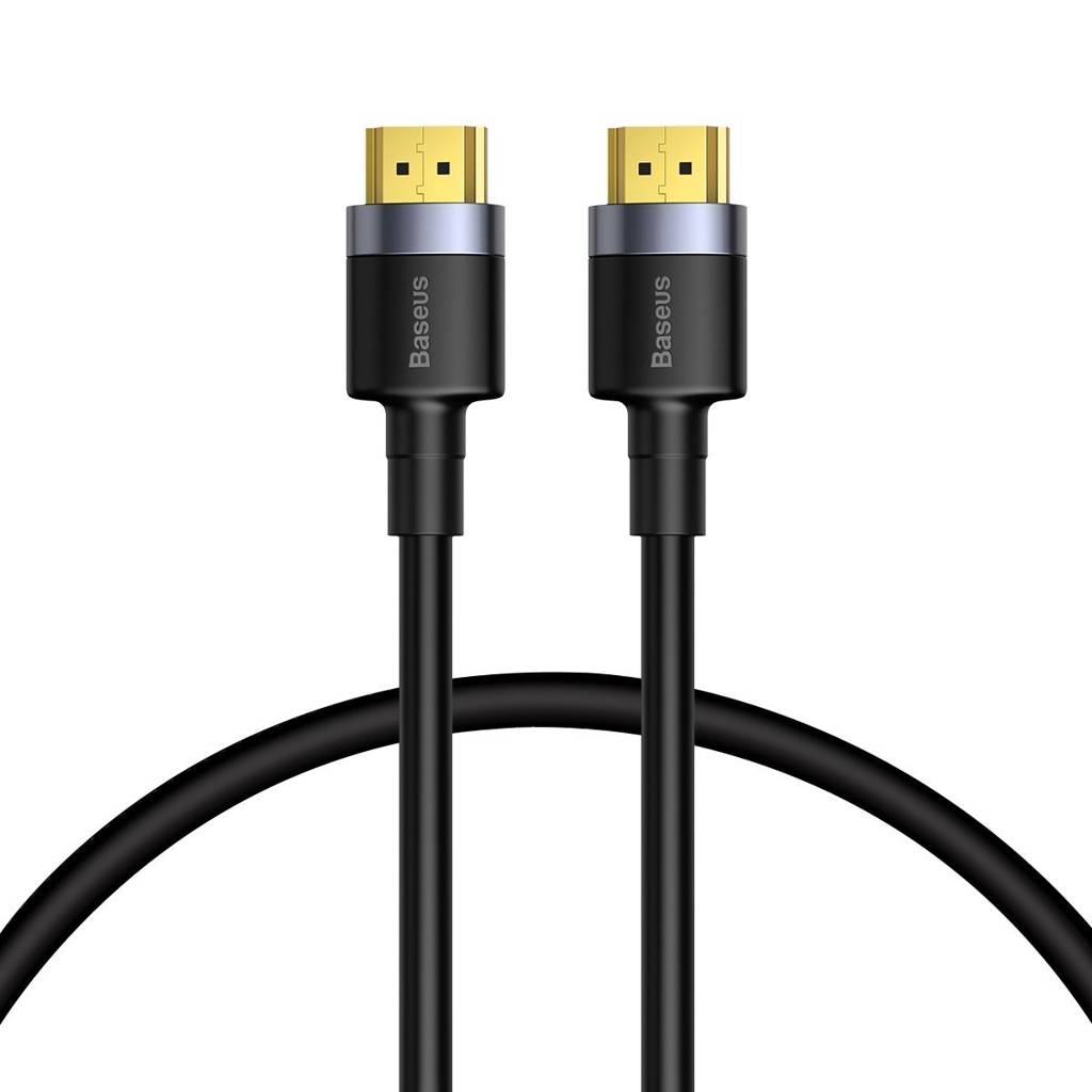 Cablu HDMI 4K 60Hz Baseus Cafule 1m Negru - Conectori Auriti