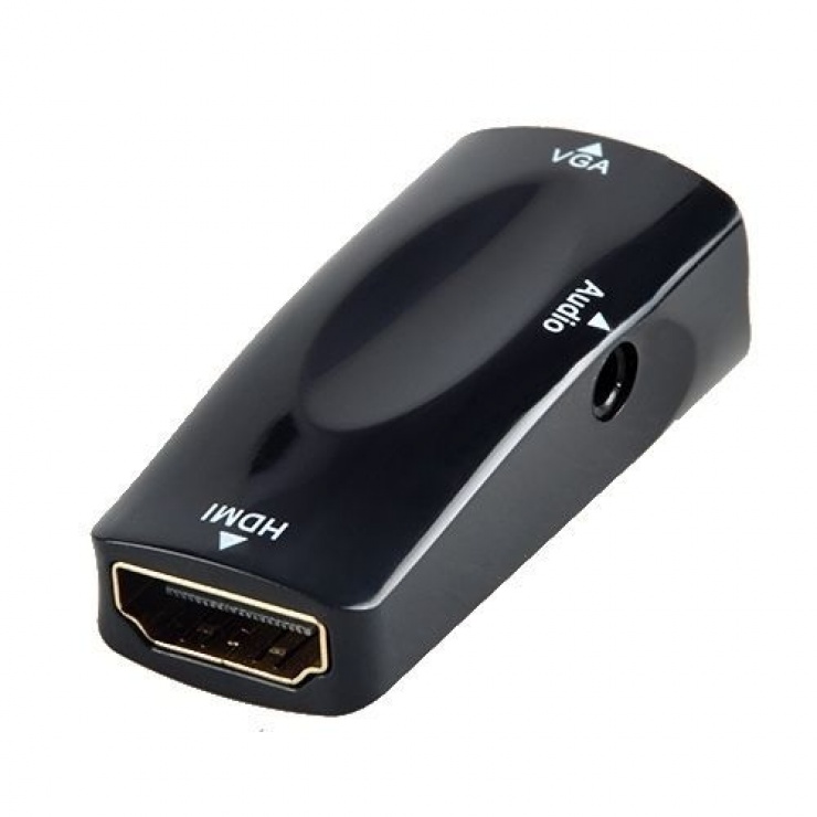 Adaptor HDMI la VGA M-M cu Audio OEM