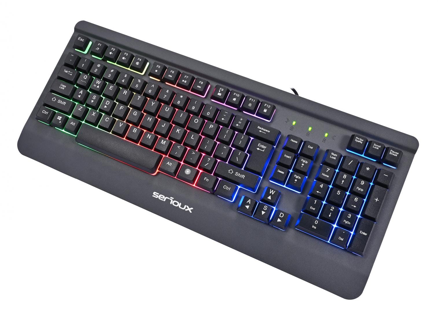 Kit Gaming Serioux Kayel 4 in 1 - Tastatura, Mouse, Casti, Mousepad - imagine 5
