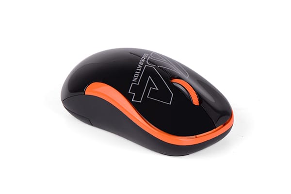 Mouse Wireless A4Tech G3-300N-BO 2.4GHz Negru-Portocaliu - imagine 9