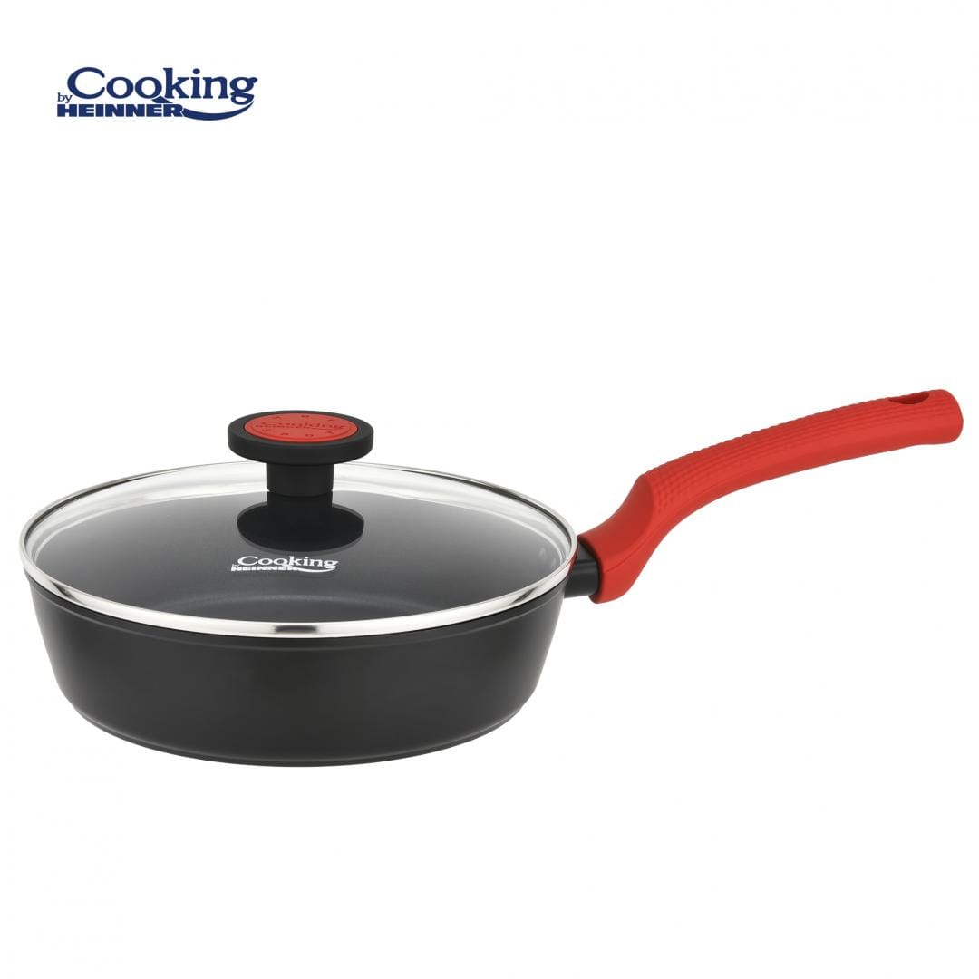 Tigaie Aluminiu Forjat 28 cm Heinner REDMOON cu Capac - imagine 6