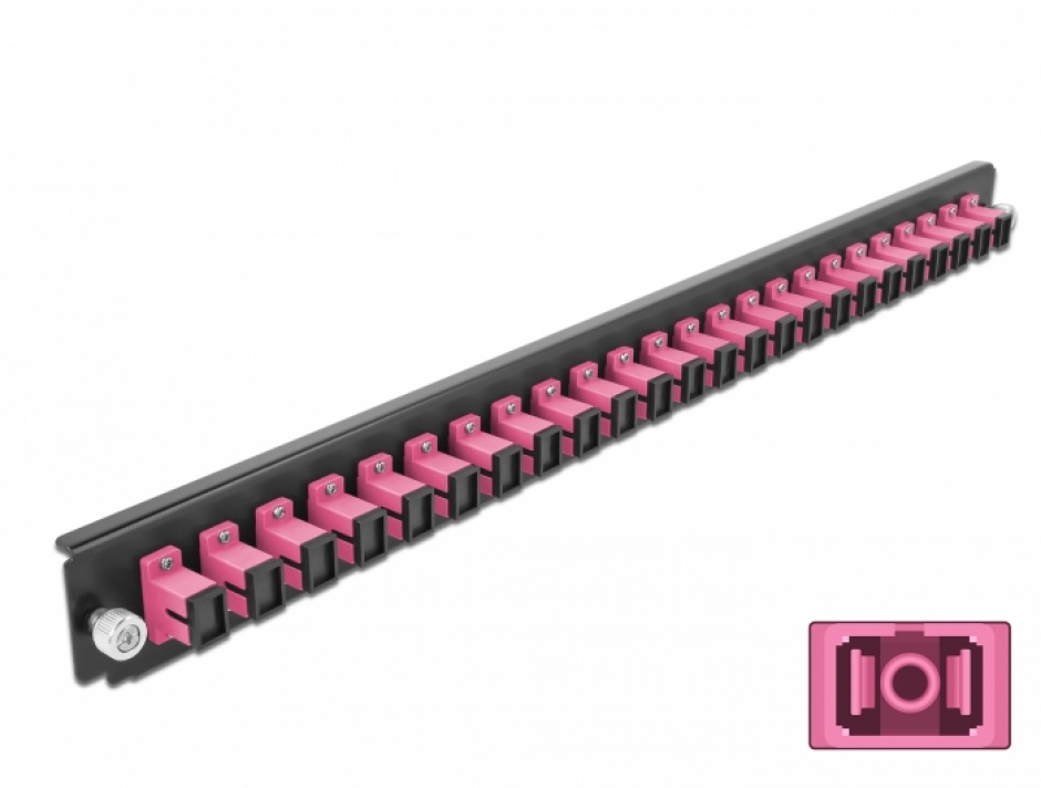 Panou 19" 24 porturi SC OM4 Delock 43355