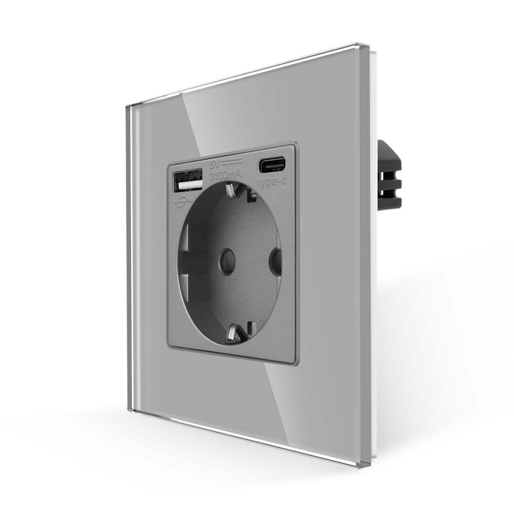 Priza Sticla Luxion USB-C 20W | Incarcare Rapida - imagine 17