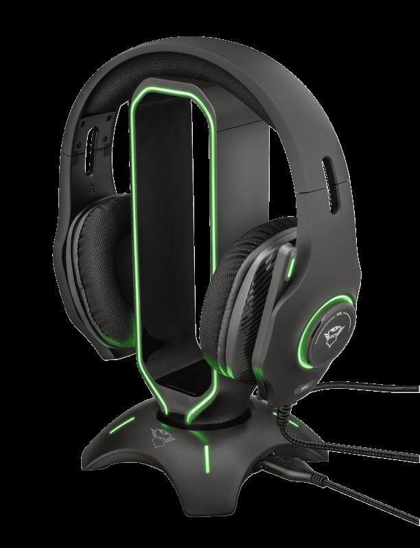 Suport Casti Trust GXT 265 Cintar RGB cu 2 Porturi USB - imagine 9