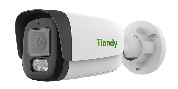 Cameră Tiandy 8MP Exterior, Color Maker, IR 50m, PoE, IP67