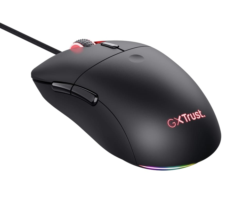 Mouse Gaming Trust GXT981 Redex 10000 DPI RGB Negru - imagine 5