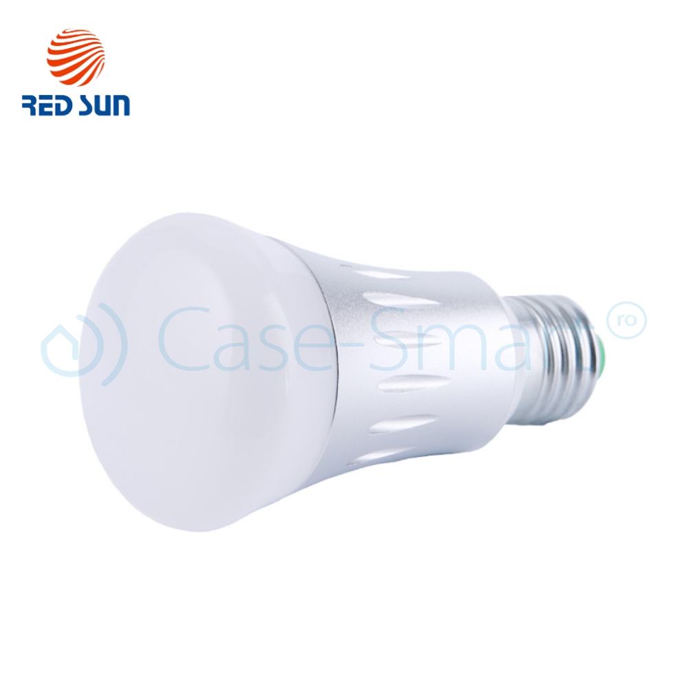 Bec LED RGB WiFi Red Sun, 7W, Control Aplicatie - imagine 4
