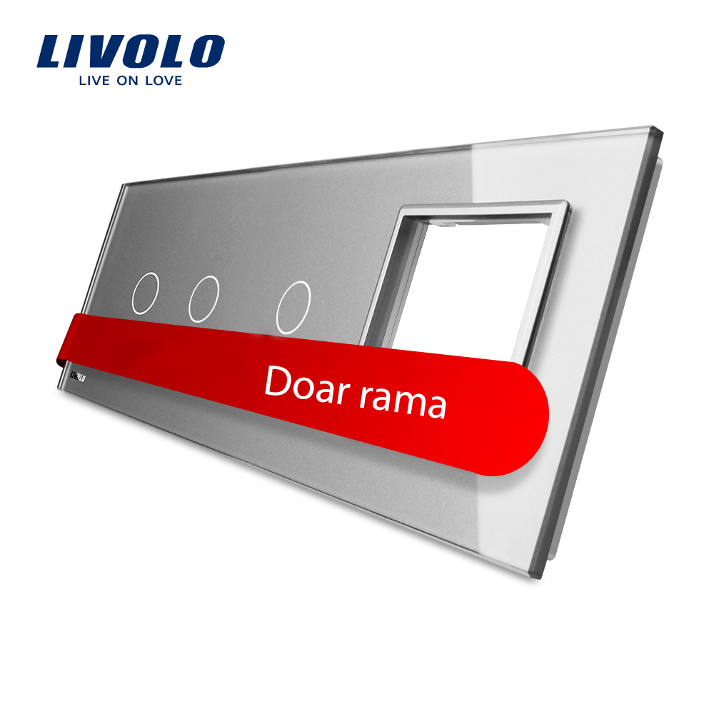 Panou Sticlă Livolo Touch, Priză+Întrerupătoare - imagine 7