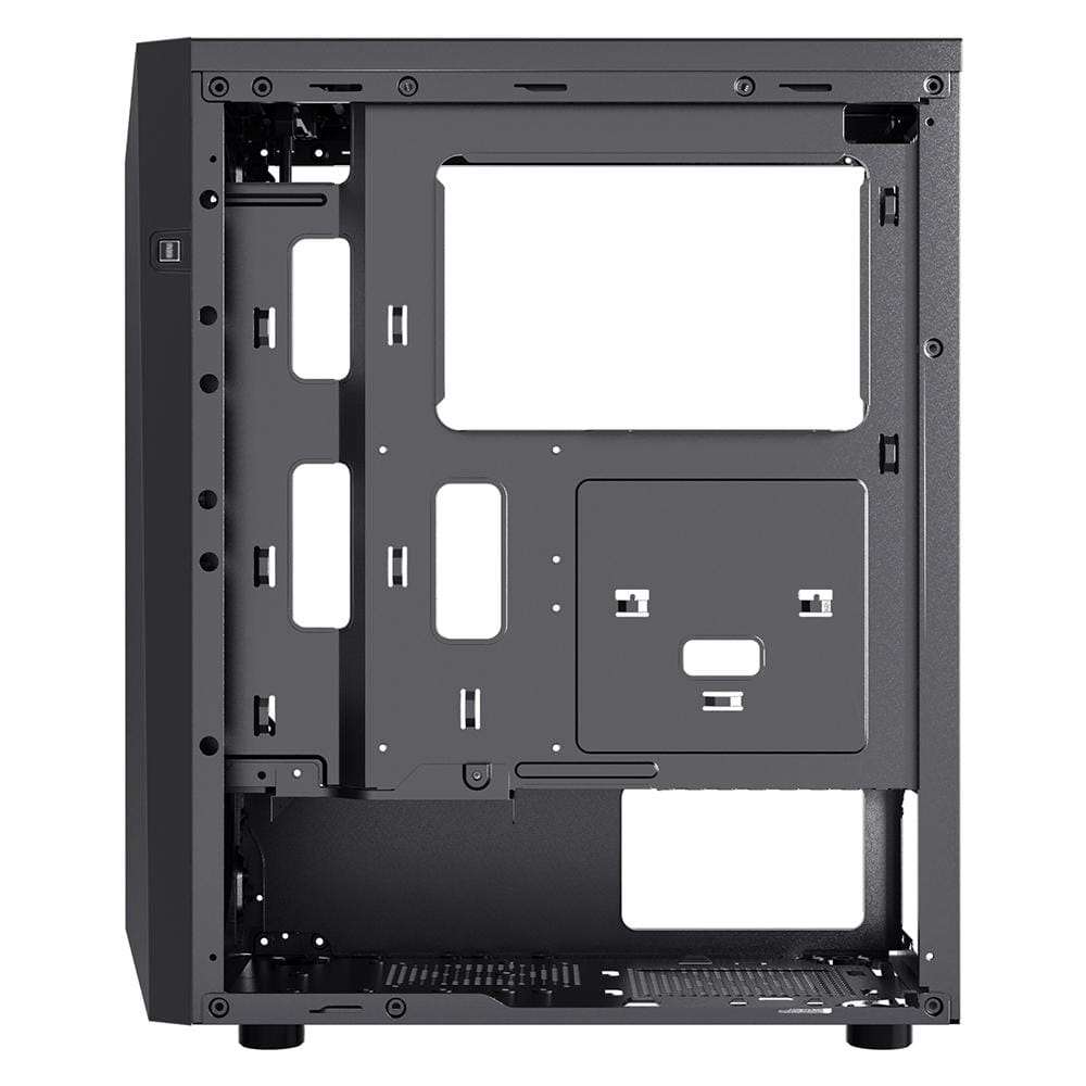 Carcasa SPACER WARRIOR Mid Tower ATX Negru - Gaming - imagine 5