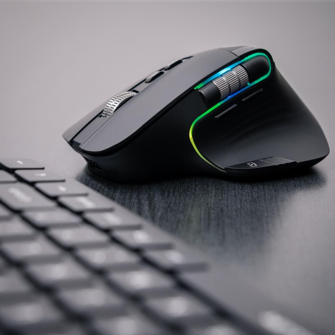 Mouse Wireless Tellur Shade Silent Click 3200 DPI RGB Negru - imagine 8