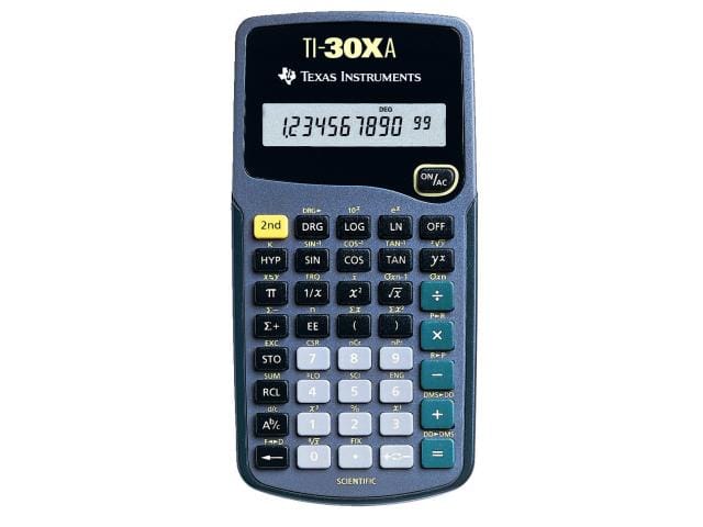 Calculator Științific TI-30XA Albastru, 10 Digiti - imagine 2
