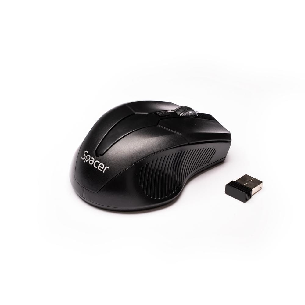 Mouse Wireless Spacer SPMO-W02 Negru - 1600 DPI, Ergonomic - imagine 4