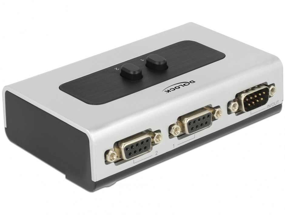 Switch Serial RS-232/422/485 Manual 2 Porturi Delock