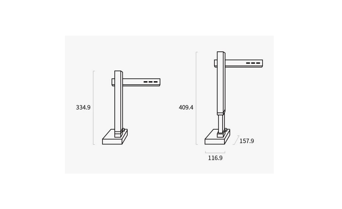 Scanner CZUR Shine Ultra 13MP - Digitalizare Rapida A3/A4 - imagine 2