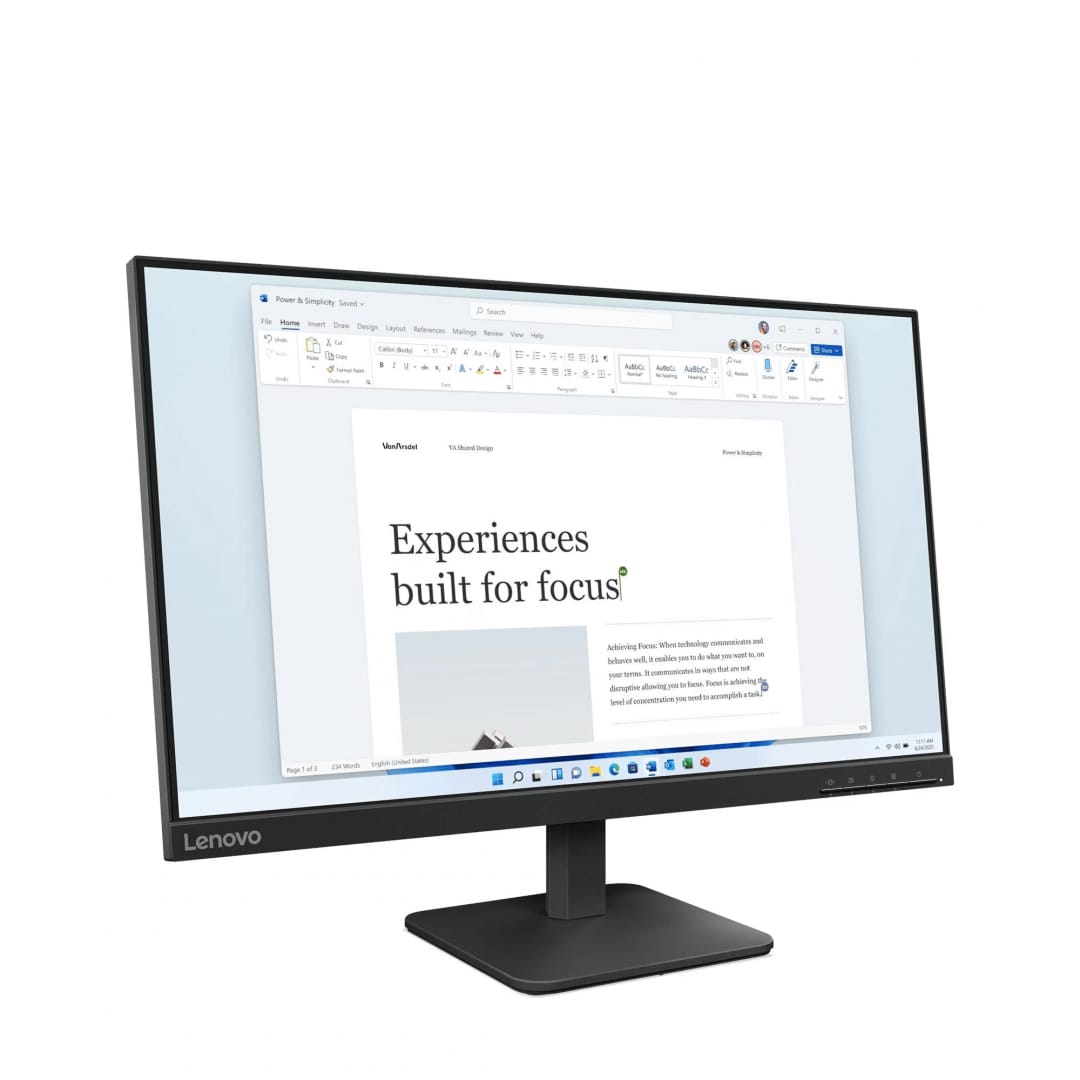 Monitor Lenovo L24-4e 23.8" Full HD 100Hz - Display IPS Premium - imagine 8