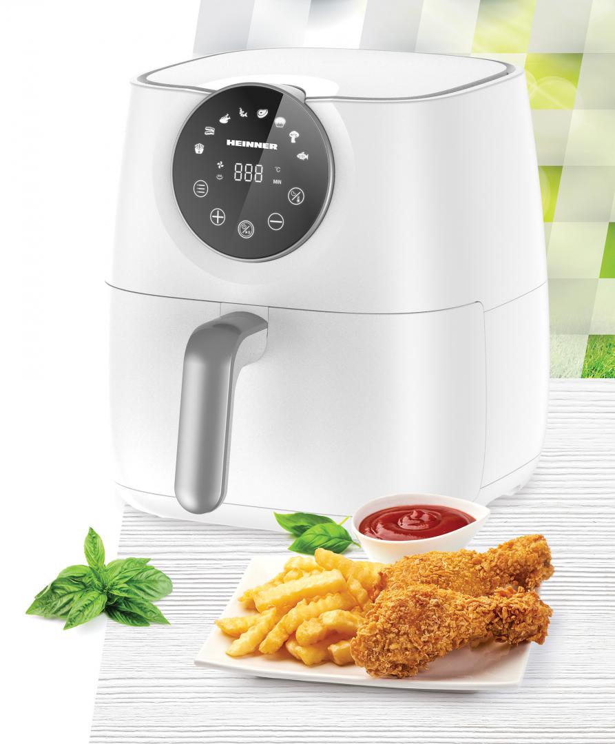 Friteuză Aer Cald Heinner 5.7L 1700W - 8 Programe Digitale - imagine 4