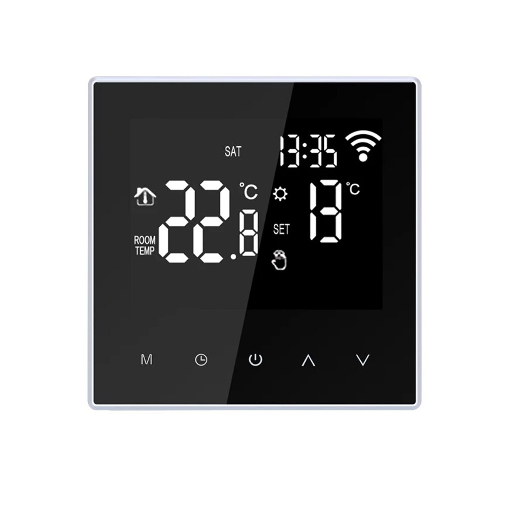 Termostat Wi-Fi BeOk TGR81WIFI, Control Vocal, Prog. 5+2 Zile