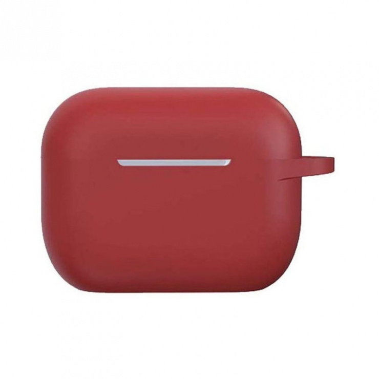 Husa Silicon AirPods Pro Rosu, Devia – Protecție Premium
