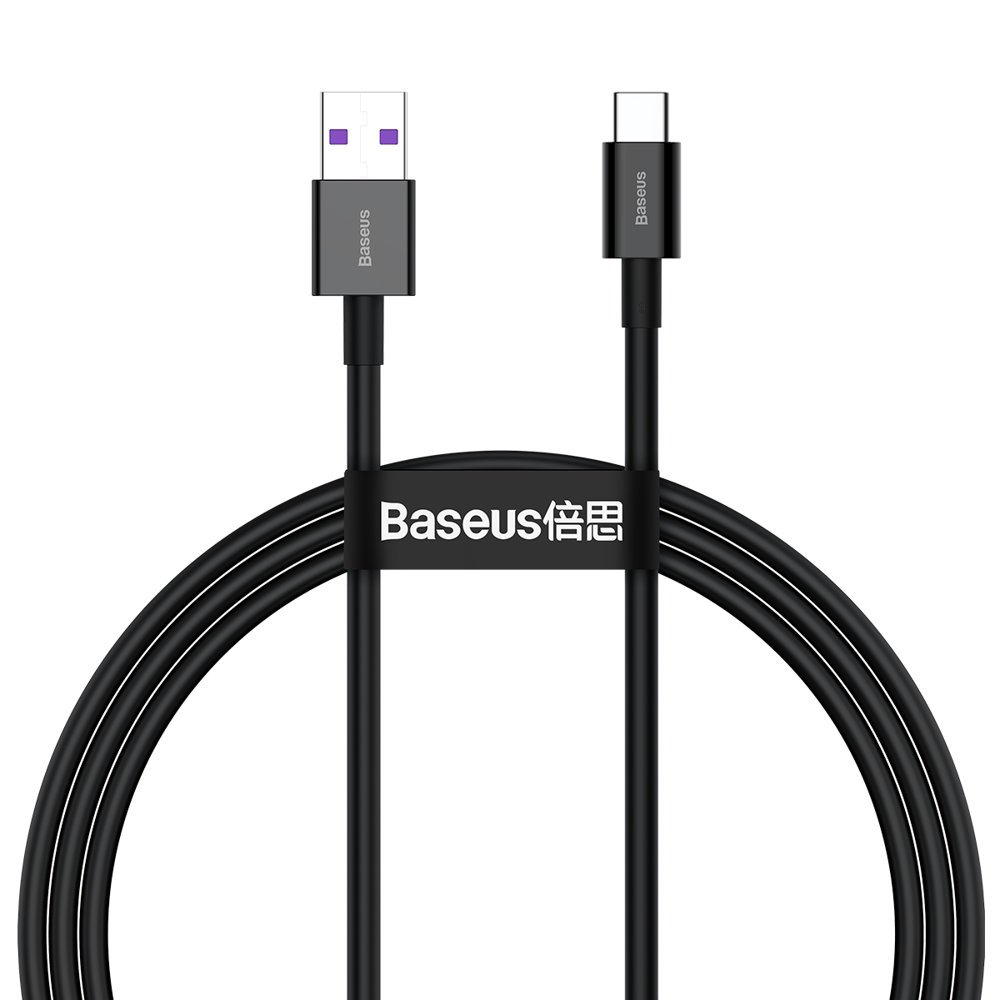 Cablu USB-C Baseus Superior 1m - Fast Charging 66W Negru