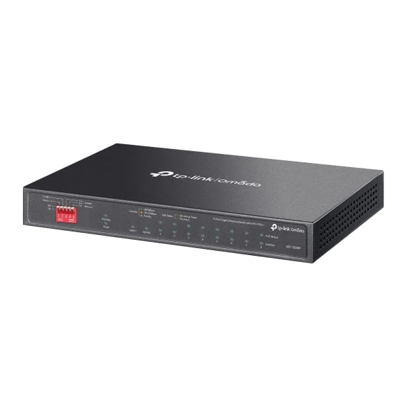 Switch TP-LINK Omada DS110GMP 8xPoE+ 123W Gigabit Desktop - imagine 5