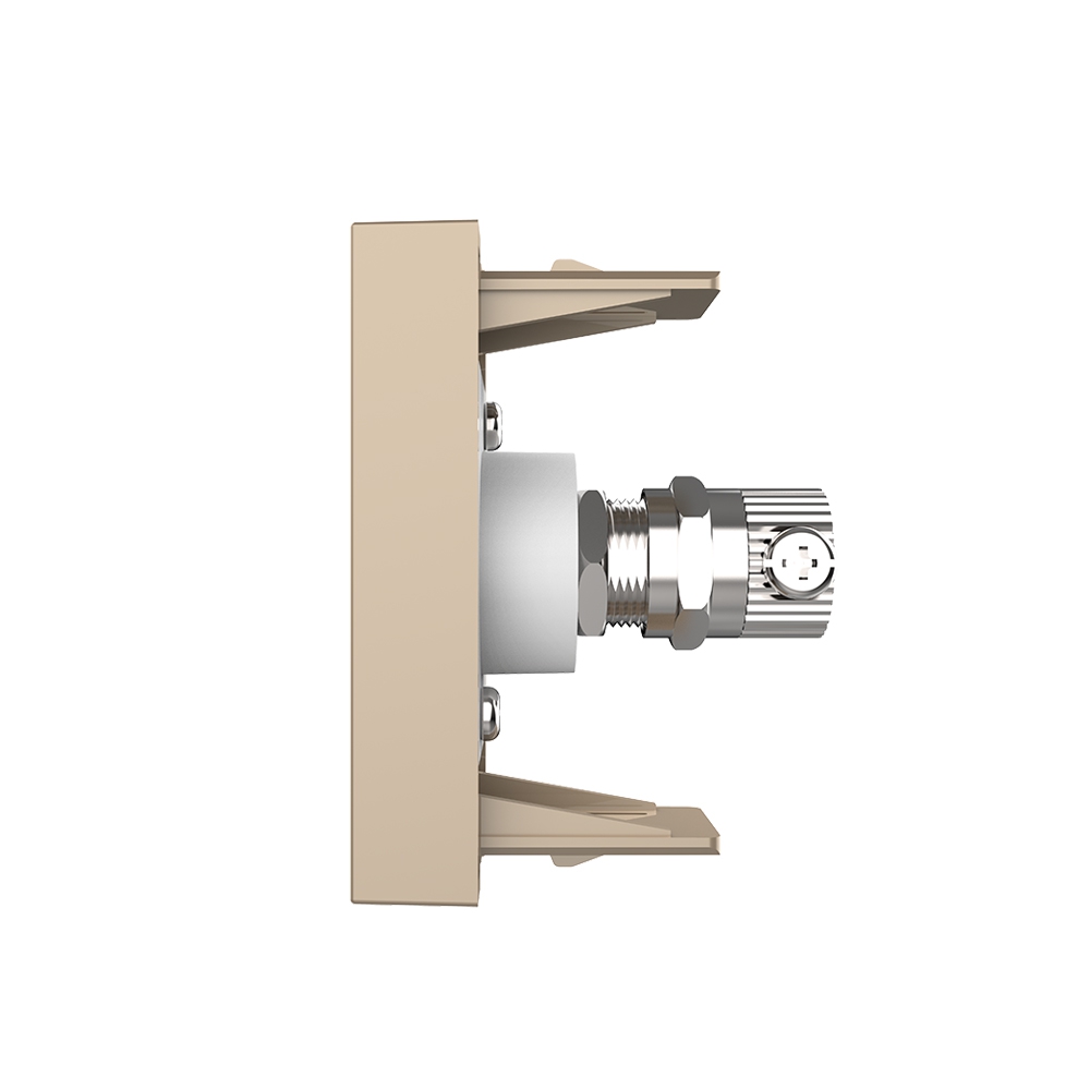 Priză TV Livolo, Metal/Plastic, 45x22.5mm, Negru - imagine 13