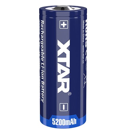 Acumulator 26650 5200mAh Li-Ion cu Protecție XTAR